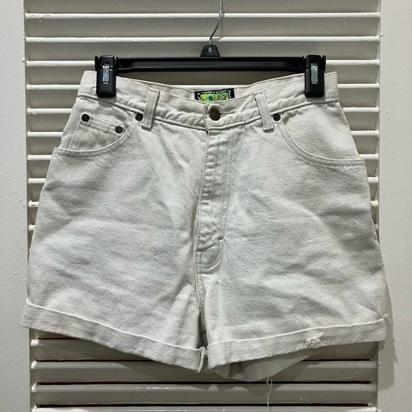 Vintage white denim shorts - Picture 1 of 3